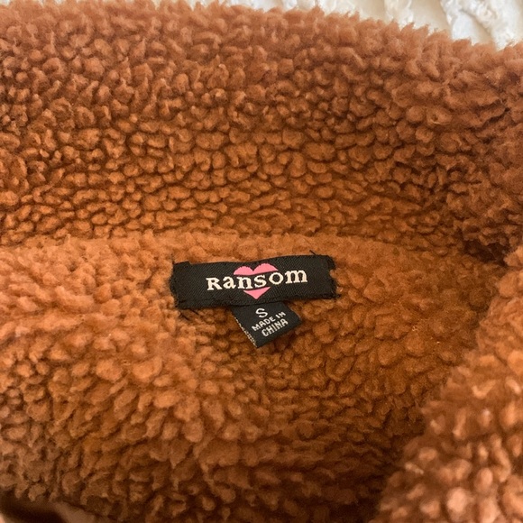 Ransom Teddy Bear Women’s Jacket, Size small - Picture 2 of 2